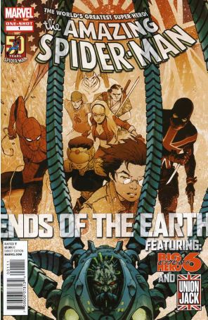 Amazing Spider-Man: Ends of the Earth 1 published by Marvel with cover art by Sebastian Fiumara