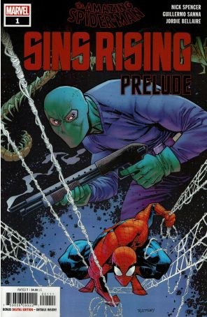 Amazing Spider-Man: Sins Rising Prelude 1 published by Marvel with cover art by Ryan Ottley