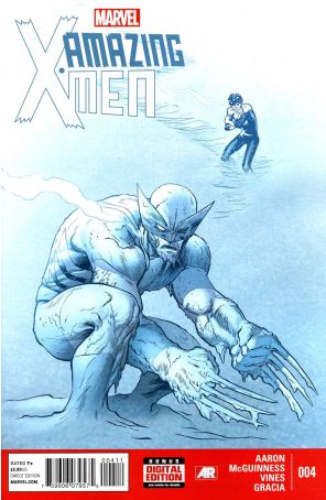 Amazing X-Men (2nd Series) 4 published by Marvel with cover art by Ed McGuinness