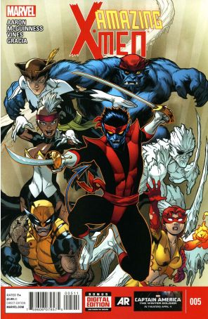 Amazing X-Men (2nd Series) 5 published by Marvel with cover art by Ed McGuinness