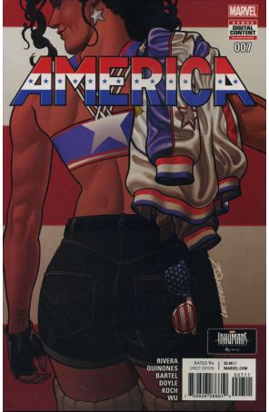 America (Marvel) 7 published by Marvel with cover art by Joe Quinones