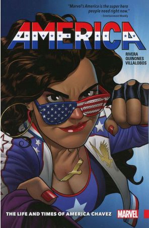 America (Marvel) TPB 1 published by Marvel with cover art by Joe Quinones