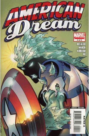 American Dream 4 published by Marvel with cover art by Ron Frenz