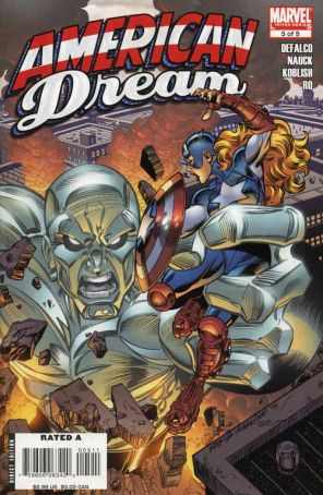 American Dream 5 published by Marvel with cover art by Ron Frenz