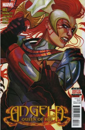 Angela: Queen Of Hel 3 published by Marvel with cover art by Stephanie Hans