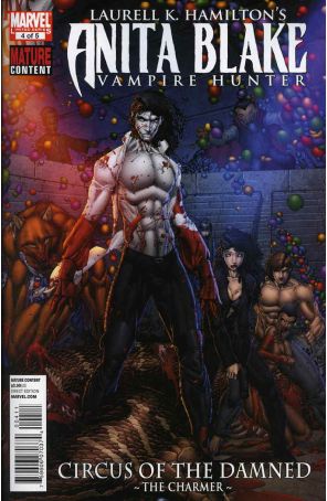 Anita Blake, Vampire Hunter: Circus of the Damned - The Charmer 4 published by Marvel with cover art by Brett Booth