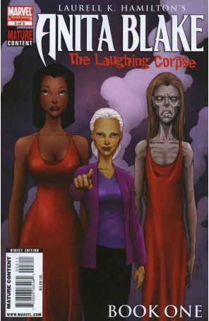 Anita Blake, Vampire Hunter: The Laughing Corpse 3 published by Marvel with cover art by Ron Lim
