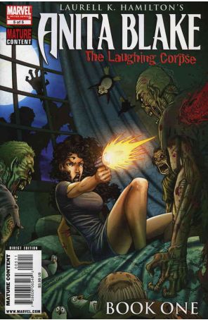 Anita Blake, Vampire Hunter: The Laughing Corpse 5 published by Marvel with cover art by Ron Lim