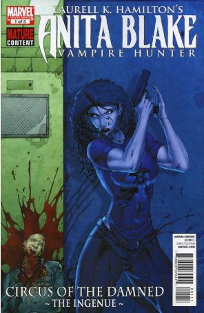 Anita Blake: Circus of the Damned - The Ingenue 1 published by Marvel with cover art by Brett Booth