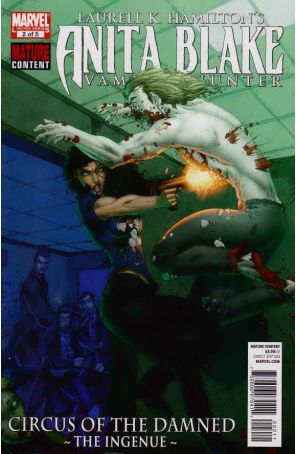 Anita Blake: Circus of the Damned - The Ingenue 2 published by Marvel with cover art by Brett Booth