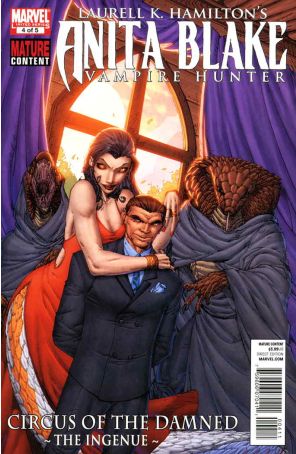 Anita Blake: Circus of the Damned - The Ingenue 4 published by Marvel with cover art by Brett Booth