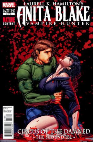 Anita Blake: Circus of the Damned - The Scoundrel 3 published by Marvel with cover art by Brett Booth