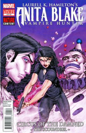 Anita Blake: Circus of the Damned - The Scoundrel 4 published by Marvel with cover art by Brett Booth