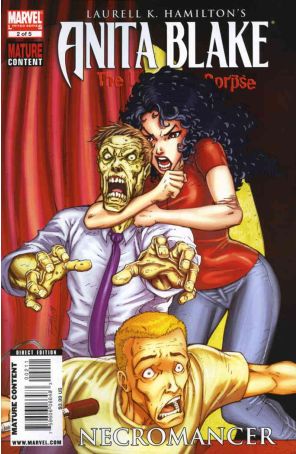 Anita Blake: The Laughing Corpse-Necromancer 2 published by Marvel with cover art by Ron Lim