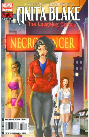 Anita Blake: The Laughing Corpse-Necromancer 3 published by Marvel with cover art by Ron Lim