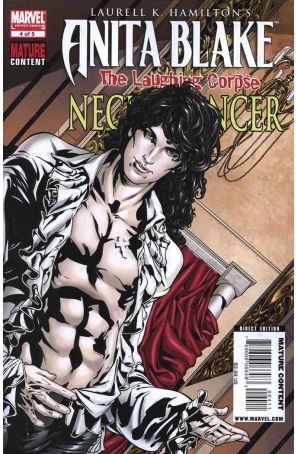 Anita Blake: The Laughing Corpse-Necromancer 4 published by Marvel with cover art by Ron Lim