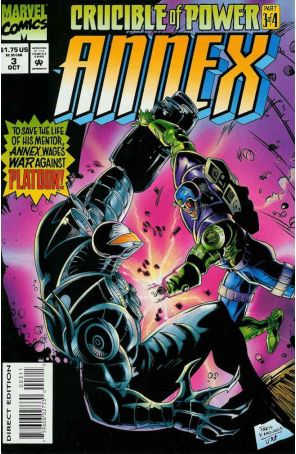 Annex 3 published by Marvel with cover art by Paris Karounos