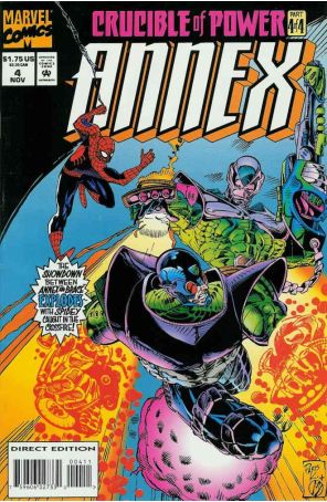 Annex 4 published by Marvel with cover art by Paris Karounos