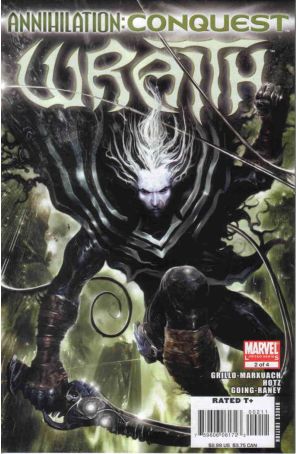 Annihilation: Conquest-Wraith 2 published by Marvel with cover art by Clint Langley