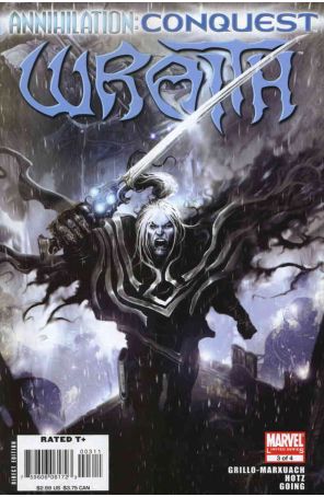 Annihilation: Conquest-Wraith 3 published by Marvel with cover art by Clint Langley
