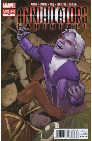 Annihilators: Earthfall 3 published by Marvel with cover art by John Tyler Christopher