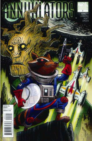 Annihilators 2A published by Marvel with cover art by Guy Davis