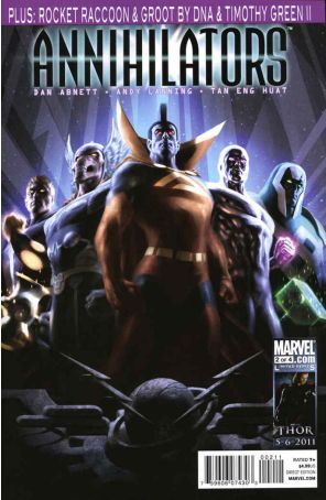 Annihilators 2 published by Marvel with cover art by Alex Garner