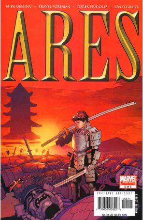Ares 5 published by Marvel with cover art by Travel Foreman