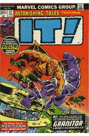 Astonishing Tales 22 published by Marvel with cover art by John Romita