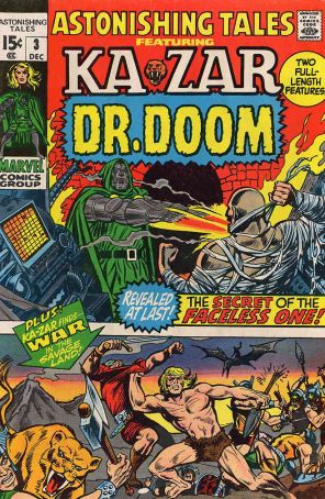 Astonishing Tales 3 published by Marvel with cover art by Marie Severin