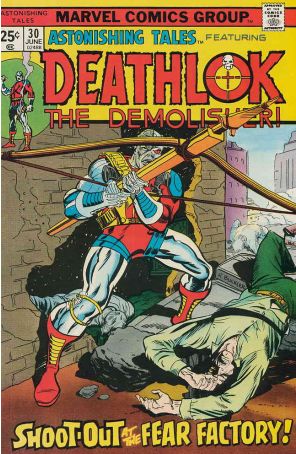Astonishing Tales 30 published by Marvel with cover art by Rich Buckler