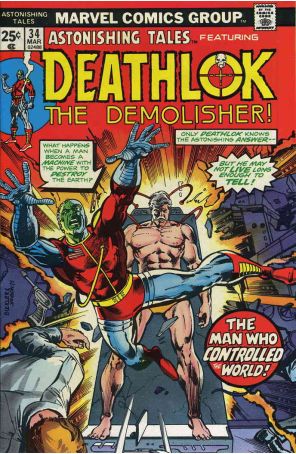 Astonishing Tales 34 published by Marvel with cover art by Rich Buckler