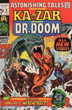Astonishing Tales 8 published by Marvel with cover art by Marie Severin
