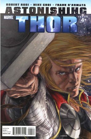 Astonishing Thor 4 published by Marvel with cover art by Mike Choi