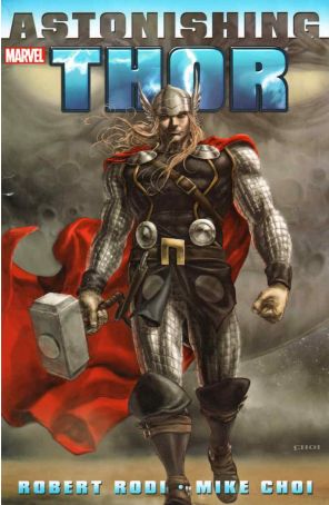Astonishing Thor TPB 1 published by Marvel with cover art by Mike Choi