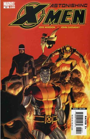 Astonishing X-Men (3rd Series) 13 published by Marvel with cover art by John Cassaday