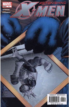 Astonishing X-Men (3rd Series) 4 published by Marvel with cover art by John Cassaday
