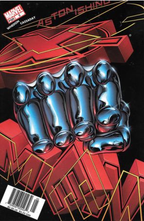 Astonishing X-Men (3rd Series) 5 (Newsstand) published by Marvel with cover art by John Cassaday