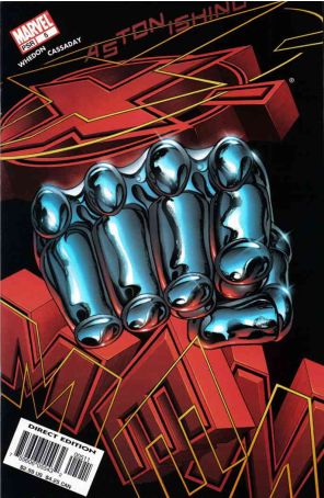 Astonishing X-Men (3rd Series) 5 published by Marvel with cover art by John Cassaday