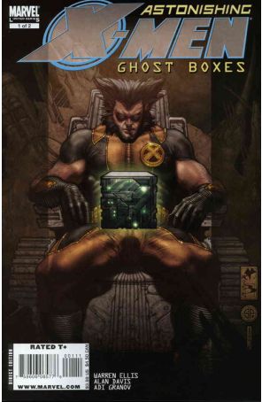 Astonishing X-Men: Ghost Boxes 1 published by Marvel with cover art by Simone Bianchi
