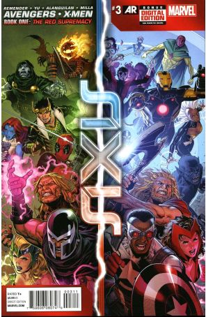 Avengers And X-Men: Axis 3 published by Marvel with cover art by Jim Cheung