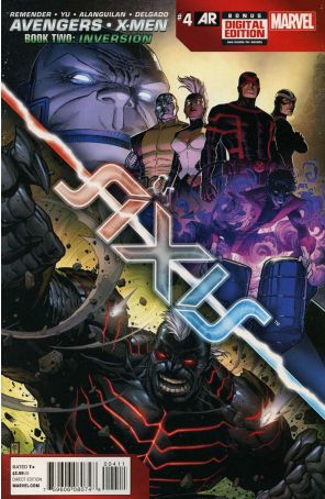 Avengers And X-Men: Axis 4 published by Marvel with cover art by Jim Cheung