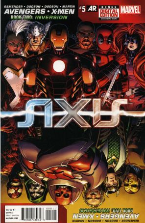 Avengers And X-Men: Axis 5 published by Marvel with cover art by Jim Cheung