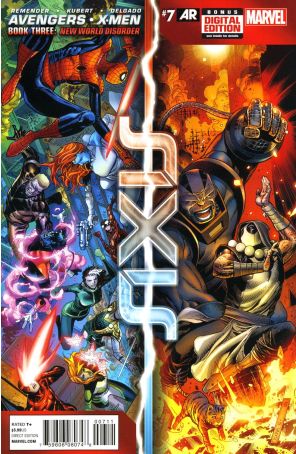 Avengers And X-Men: Axis 7 published by Marvel with cover art by Jim Cheung