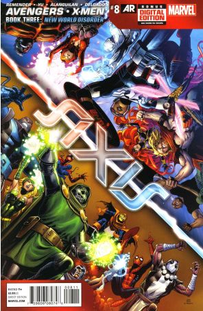 Avengers And X-Men: Axis 8 published by Marvel with cover art by Jim Cheung