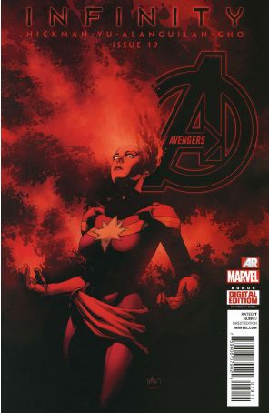 Avengers (5th Series) 19 published by Marvel with cover art by Leinil Francis Yu