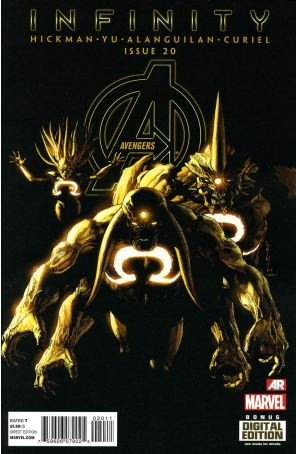 Avengers (5th Series) 20 published by Marvel with cover art by Leinil Francis Yu