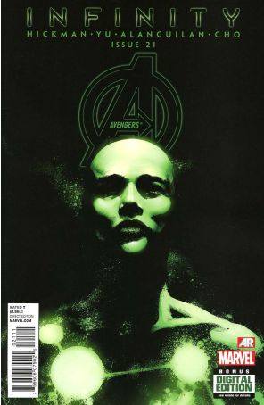 Avengers (5th Series) 21 published by Marvel with cover art by Leinil Francis Yu