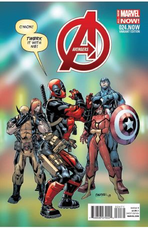 Avengers (5th Series) 24.1F published by Marvel with cover art by Leinil Francis Yu