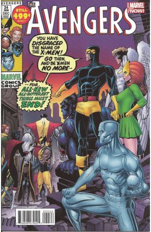 Avengers (5th Series) 24.1I published by Marvel with cover art by Arthur Adams